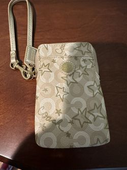 Vintage Genuine Coach Small Wristlet 