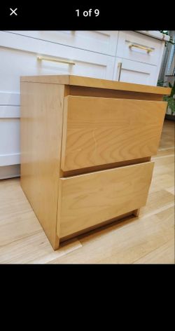 Ikea Malm nightstand dresser side table