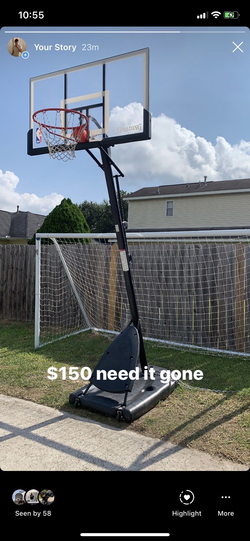 Basketball hoop for Sale in Houston, TX OfferUp