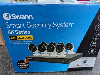 8 Swann 4K Smart Security System Cameras
