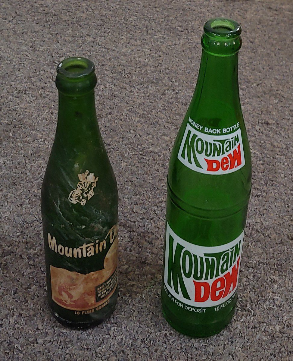 Antique Mountain Dew Bottles $5.00 Each