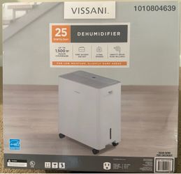 Vissani 25 Pint Dehumidifier