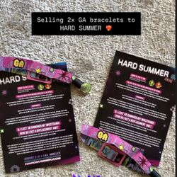 GA Hard Summer Tickets