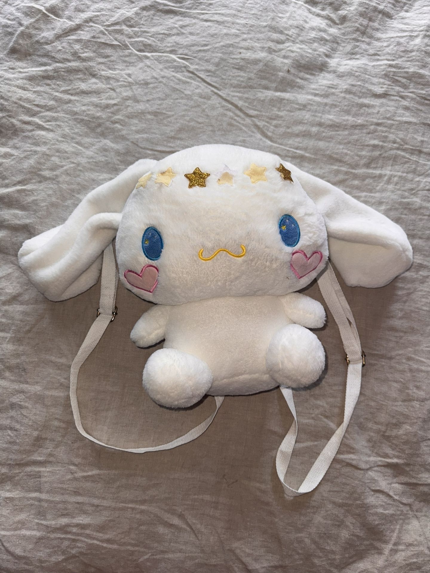 Cinnamon Roll Plush Backpack