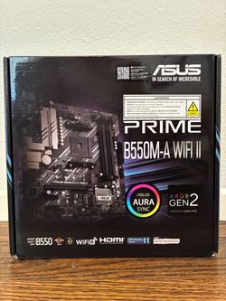 New ASUS PRIME B550M-A WIFI II Motherboard
