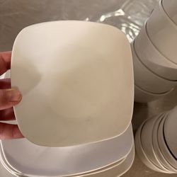 White 6 Pc Dinning Set