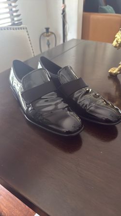 Salvatore Ferragamo Patent Leather Tux Loafers size 9