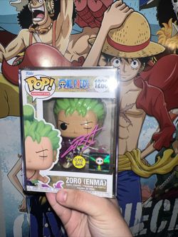 Signed Zoro Funko Pop