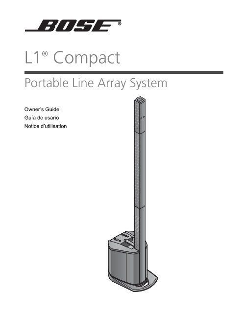 BOSE L1 Compact power stand Speaker