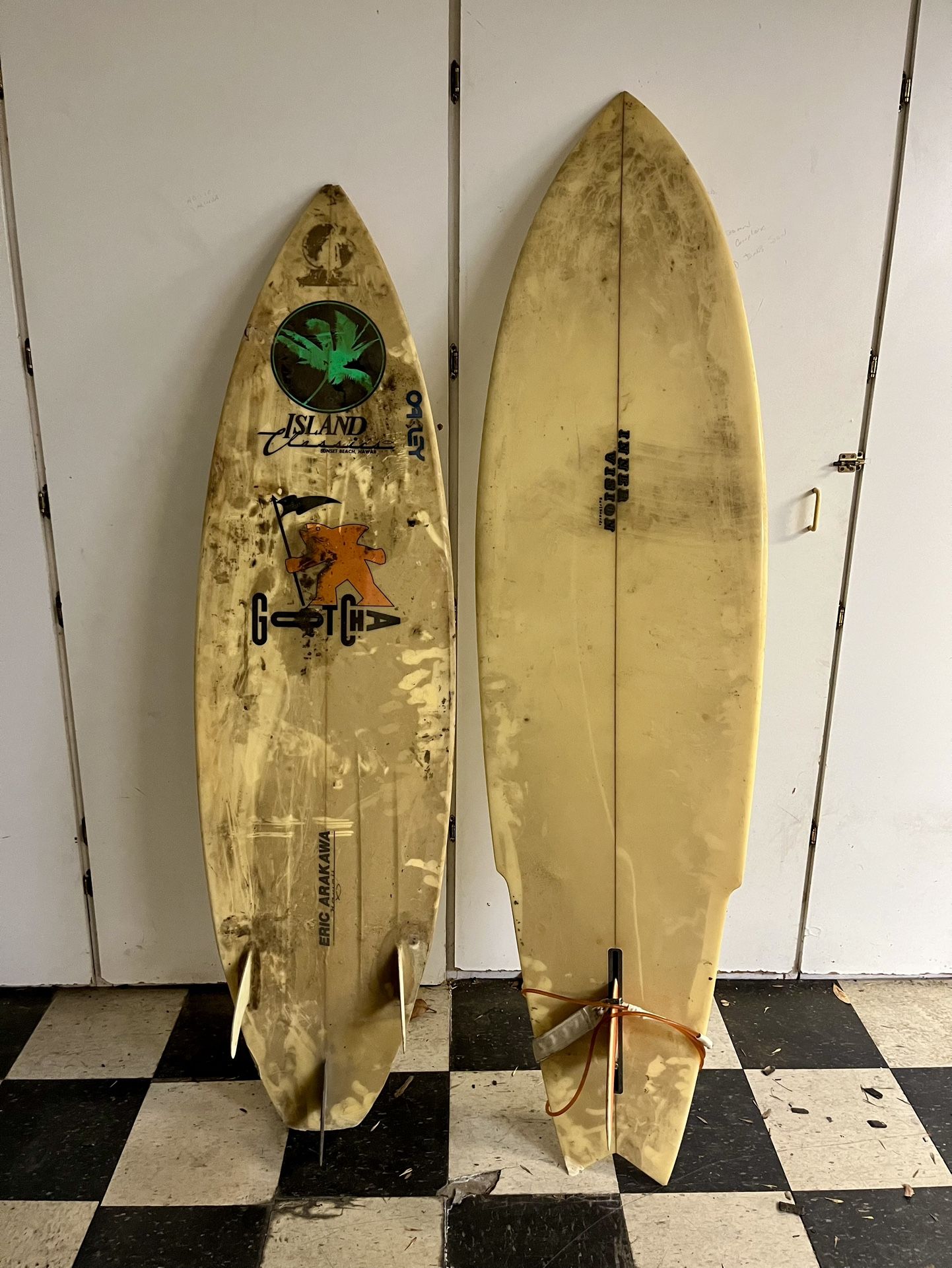 2 Vintage Surfboards – Eric Arakawa & Inner Vision (Used)