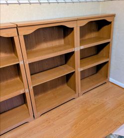 3 Mid-Size (4 ft) Bookcases, Free