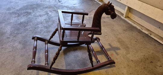 Beautiful Vintage Children's Horse Rocking Chair