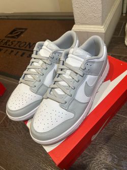 Nike Dunk Low White Grey Sneakers