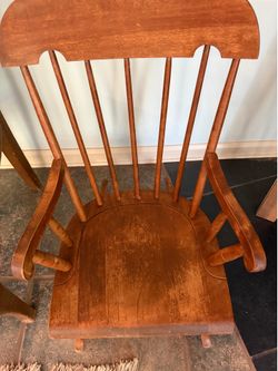 Vintage Nichols & Stone Child Rocking Chair