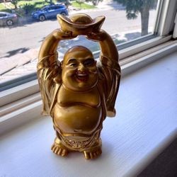 Golden Laughing Buddha 