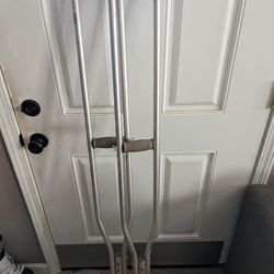 Aluminum Crutches Adjustable 