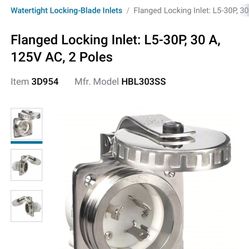 HUBBELL SHORE/ CAMPER OUTLET 