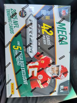 2025 nfl Panini prizm mega box