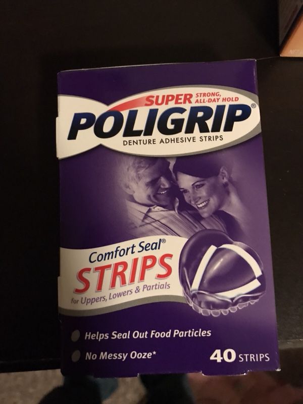 Poligrip Strips, Comfort Seal - 40 strips