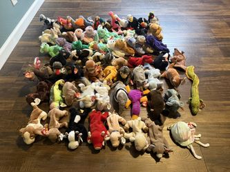 65 Assorted Beanie Babies