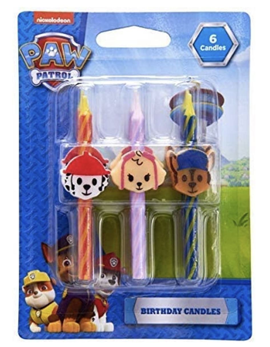 Paw Patrol Birthday Cake Candles Party Decoration