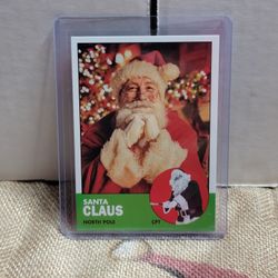 Santa Claus 🧑‍🎄 Topps 2025 Baseball Card Case Hit 