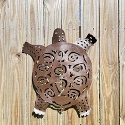 NICE METAL TURTLE FOR DECORATION (19" x 16")