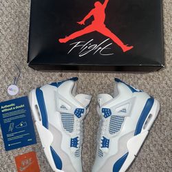 Nike Jordan 4 Og “Military blue/ industrial blue” Size 9 (Worn 2x)💯