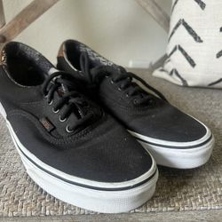 Vans Black Canvas Shoes 