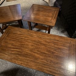 Coffee Table And Two End Tables 