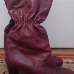 Vintage oxblood Aigner Leather Boots
