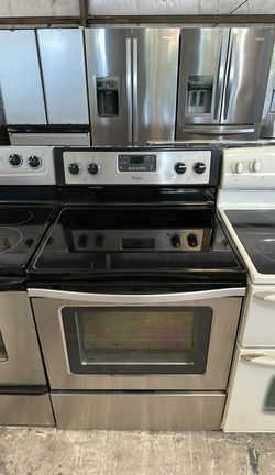 Whirlpool Stainless Steel Electric Range GlassTop