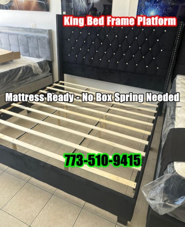 π₯ King Platform Bed Frame π