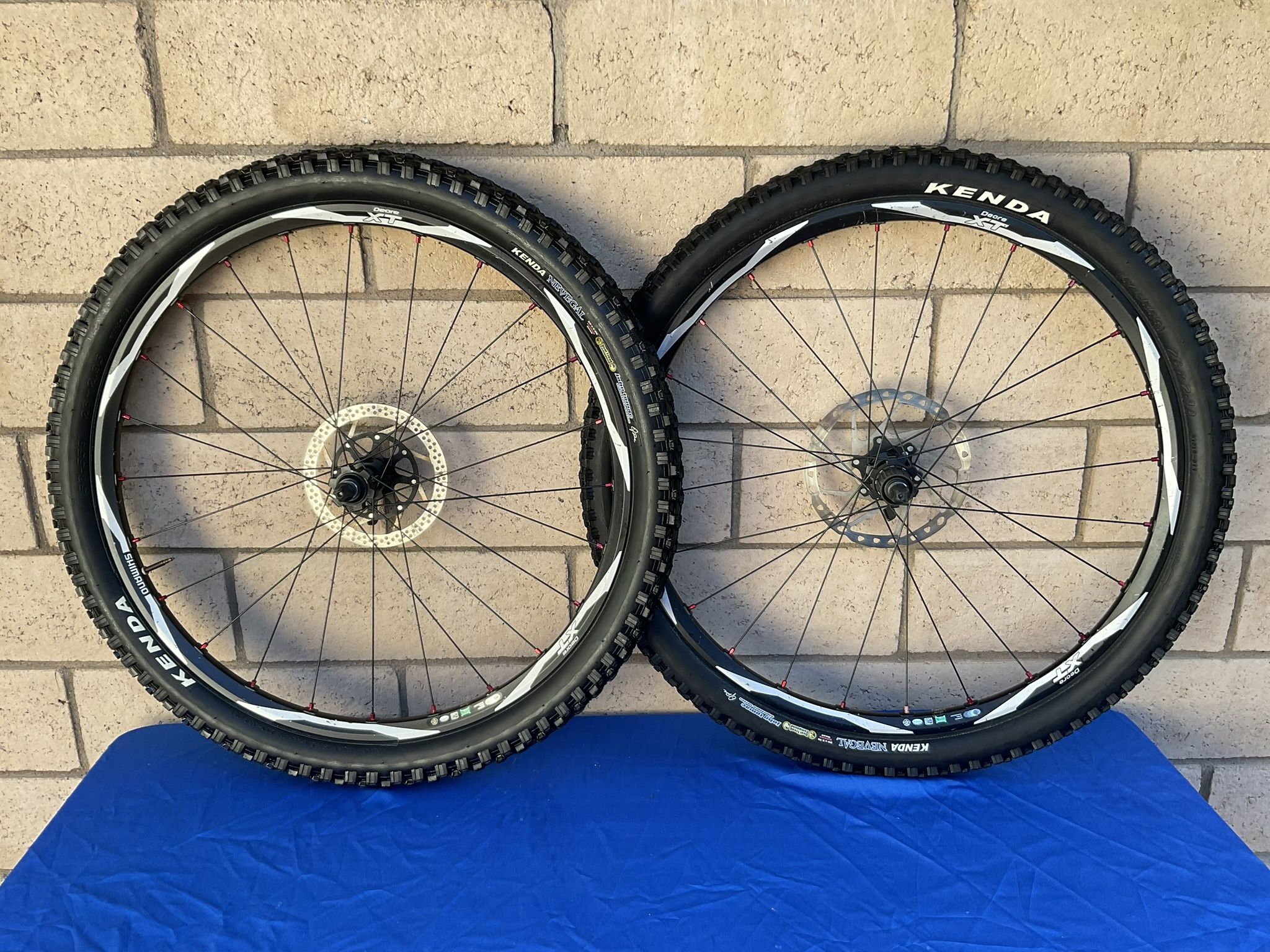 Shimano Xt Wheel set 26” In Very Nice Condition Shimano SRAM