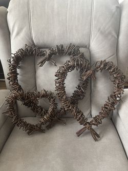Grapevine Heart Set