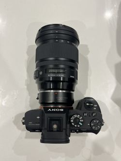 Sony 7sii camera with sigma lens