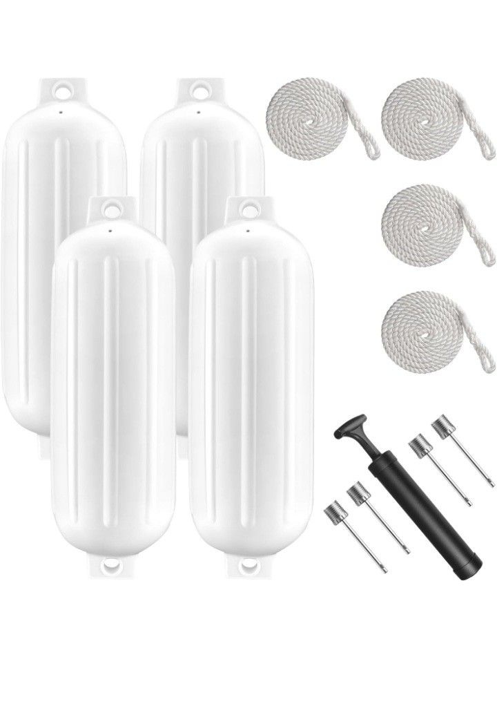 TWIN Eyes Ribbed Boat Fenders