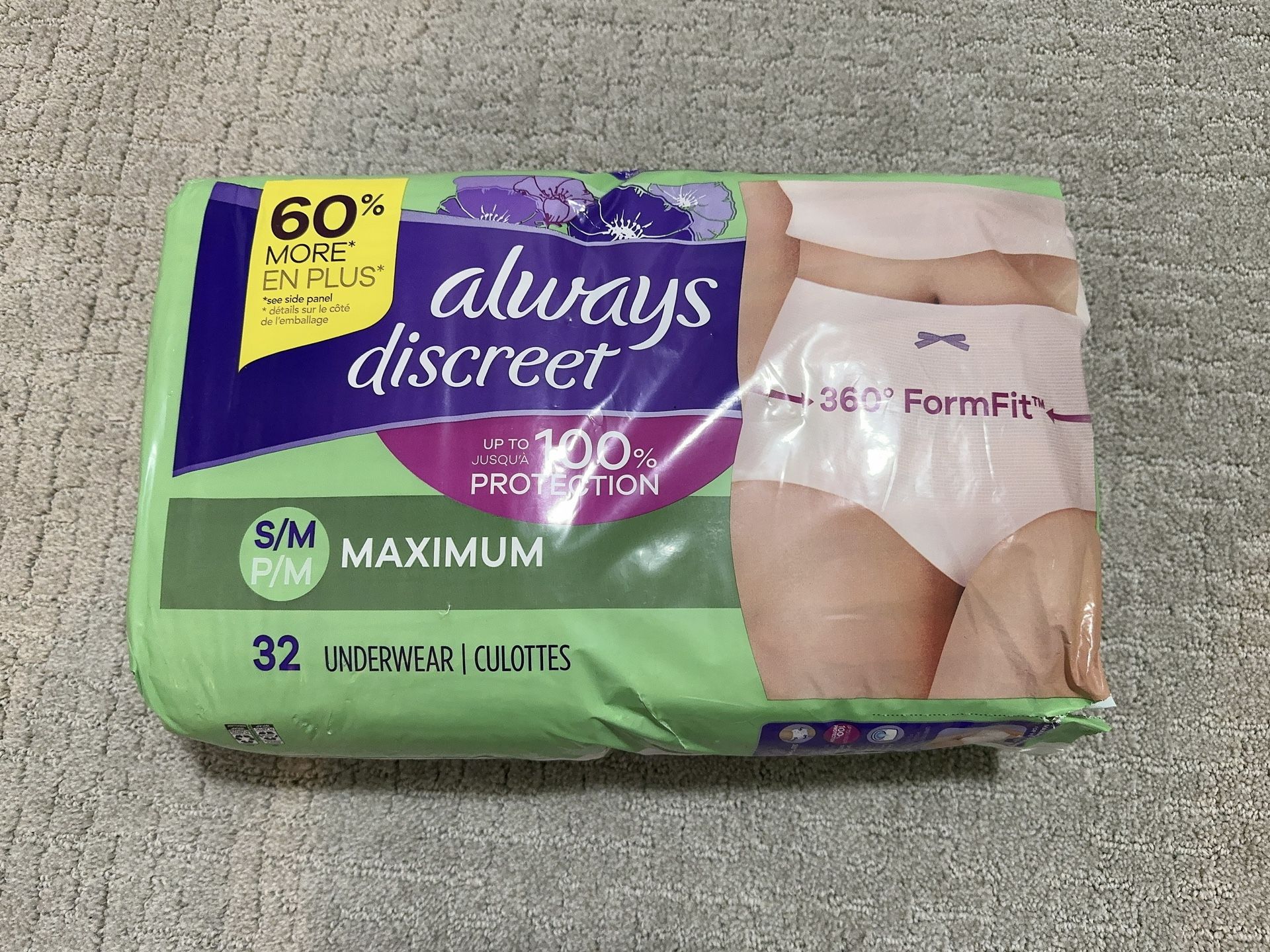 New Always Postpartum disposable underwear 