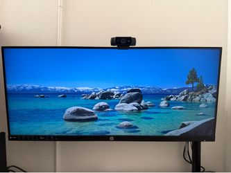 HP - 34" IPS 165Hz UWQHD HDR AMD FreeSync Gaming Monitor - Black