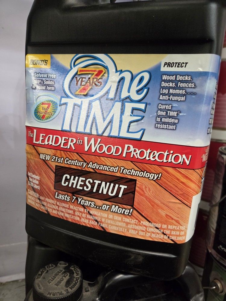 One Time Wood Protection
