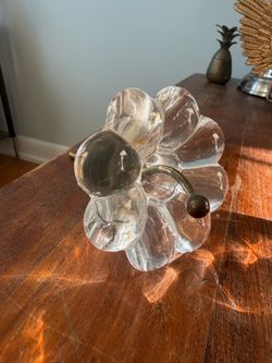 MCM glass and metal flower