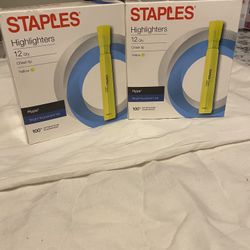 Staples Highlighters 