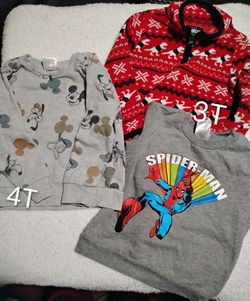 Toddler Boy's Tops 3/4T $2 Each 