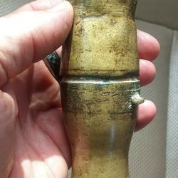 Antique - Asian Bronze Lime Container 