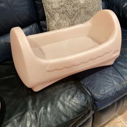 Rocking Baby Doll Bed Vintage Little Tikes