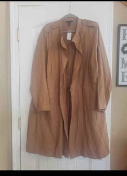 New Avenue womans size 22/24 Knee length coat (thin not thick) Trench coat