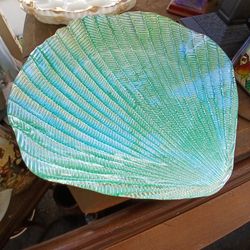 Glass Shell Platter
