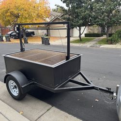Santa Maria Barbecue BBQ Trailer 