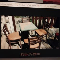 Italian Tuscany Design Dining Table With Chairs