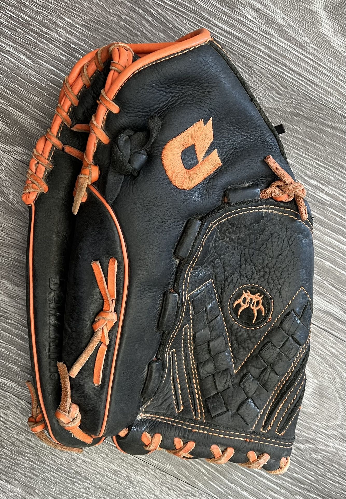 DeMarini Insane 14” Orange And Black Softball Glove Right Hand Throw